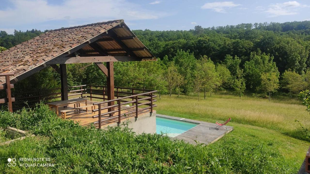 Villa Ferme Du Bois Du Pouget La Salvetat-Belmontet Exterior foto